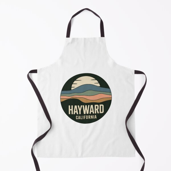 Item preview, Hayward California: Retro Minimal Landscape Badge designed and sold by CircinusStore.