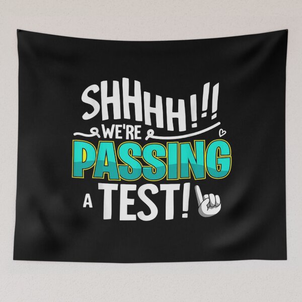 Item preview, Shhhh We Are Passing A Test Funny Teacher Student Classroom Silence designed and sold by playrify.