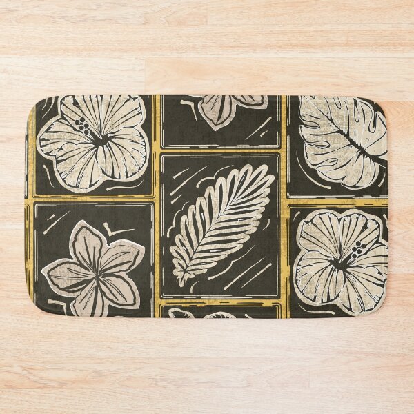 Item preview, esotic Floral block print  designed and sold by PerlaDesignArt.