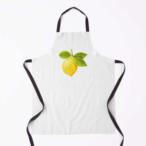 Item preview, Vibrant Fresh Lemon with Green Leaves Illustration designed and sold by poonzapoon.