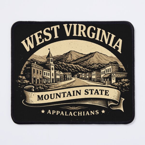 Item preview, West Virginia USA – Appalachian Mountains Scene designed and sold by PamLeeDesign.
