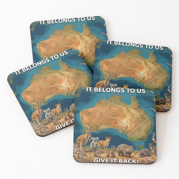 Item preview, Australian animals it belongs to us designed and sold by Kirrindy Designs.