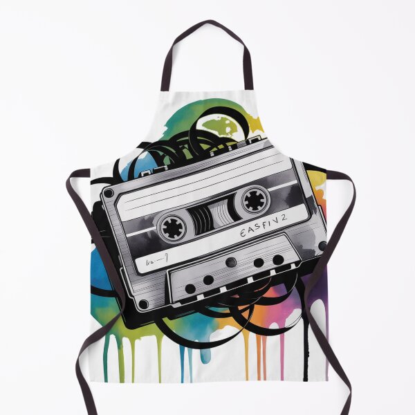 Item preview, Sumi-e Cassette Tape with Colorful Drips designed and sold by Bloomkept.