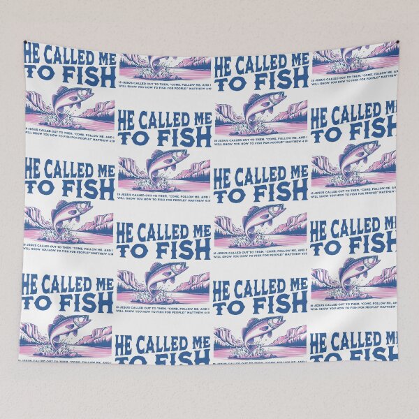 Item preview, He Called Me To Fish Christian Fishing Bible Verse Funny designed and sold by b3ida-zl.