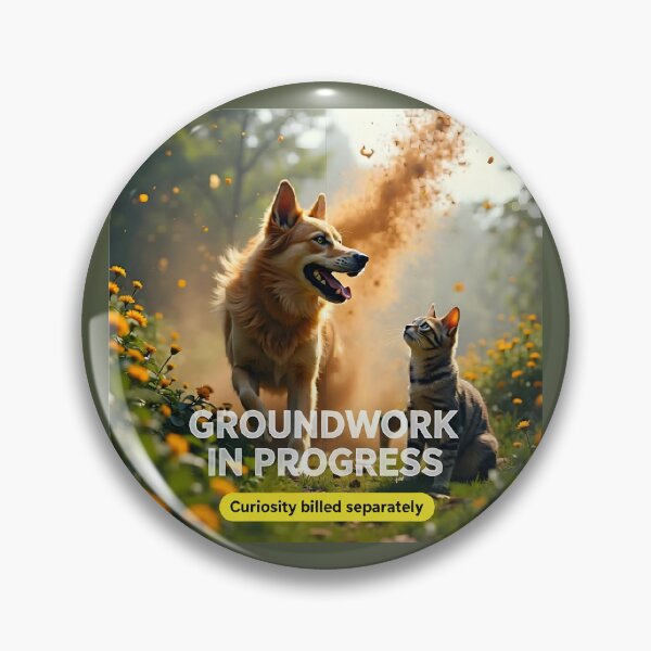 Item preview, “Ground work in progress — curiosity billed separately.” designed and sold by Creative-RE.