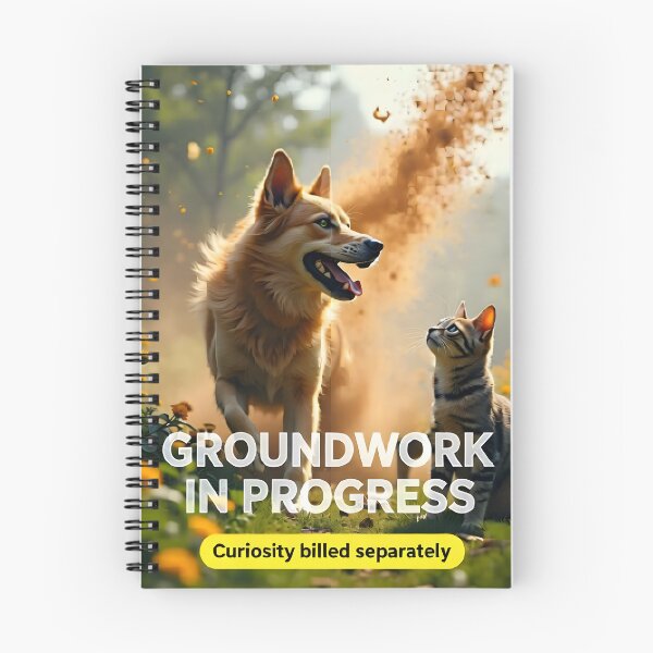 Item preview, “Ground work in progress — curiosity billed separately.” designed and sold by Creative-RE.