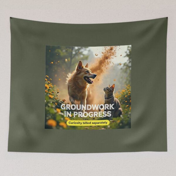 Item preview, “Ground work in progress — curiosity billed separately.” designed and sold by Creative-RE.