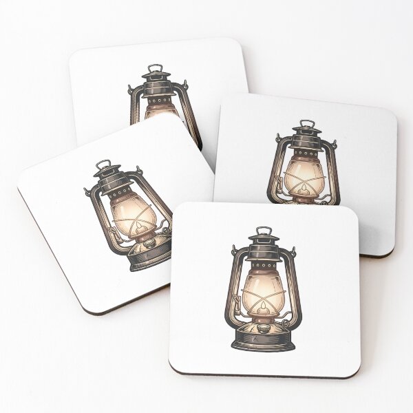 Item preview, glowing lantern in the shape of a metal cage on a black background designed and sold by VerizalShop.