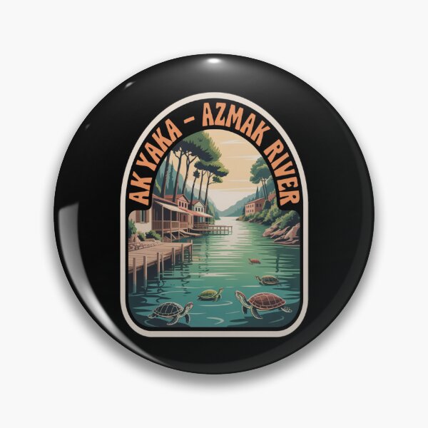 Item preview, Timeless Charm Akyaka Turkey Vintage Travel Design designed and sold by stickercuffs.