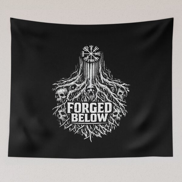 Item preview, Forged Below Viking Shirt – Nordic Roots Warrior Design, Norse Mythology T-Shirt, Dark Viking Aesthetic  designed and sold by R3X .
