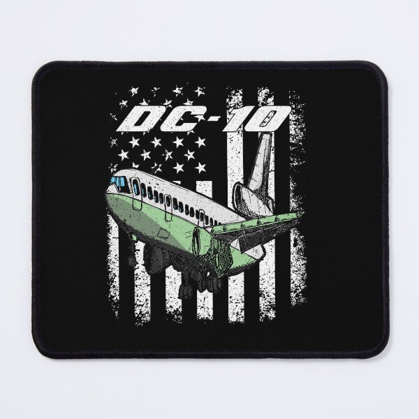 Item preview, DC-10 Patriotic Airplane Vintage Shirt designed and sold by Emberglowo.