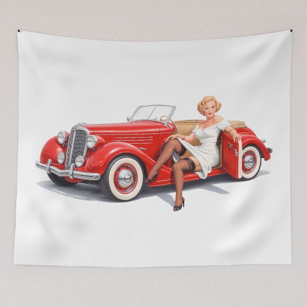 Item preview, "Retro Glamour: Charm and Audacity of Pin-Ups” designed and sold by CHRIST5000.
