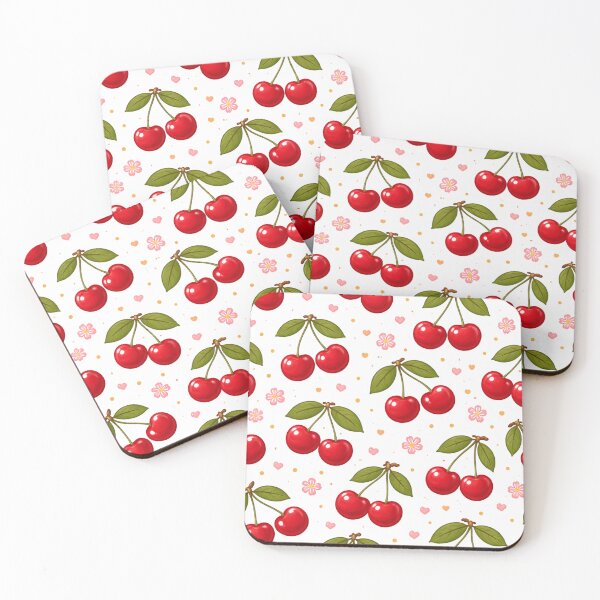 Item preview, Cherry print designed and sold by RiaBubble.
