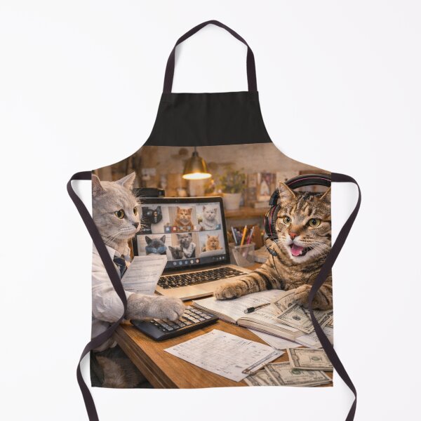 Item preview, Funny Pets Moments. Working Day designed and sold by Nika Art Studio.