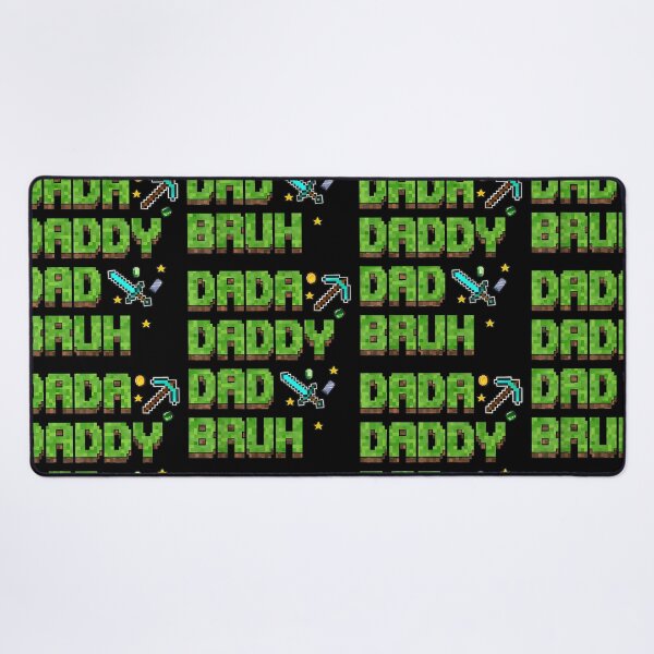 Item preview, Dada Daddy Dad Bruh Father's Day Miner Dad Game Pixel Birthday Boy designed and sold by b3ida-zl.