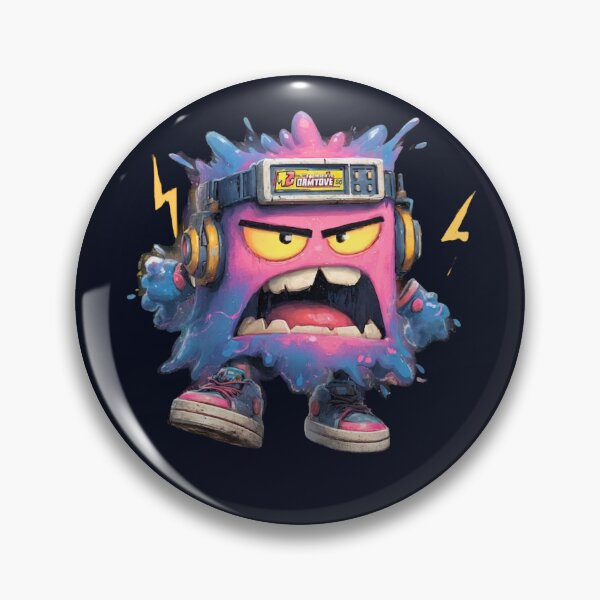 Item preview, Rage Beat Monster — Street Sound Mascot Sticker designed and sold by MYTHIC PEEL STICKERS.