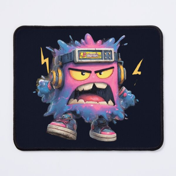 Item preview, Rage Beat Monster — Street Sound Mascot Sticker designed and sold by MYTHIC PEEL STICKERS.