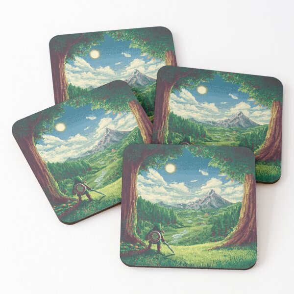 Item preview, Pixel Sacred Quest – Retro Fantasy Adventure Artwork designed and sold by Pixel8Prints.