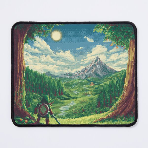 Item preview, Pixel Sacred Quest – Retro Fantasy Adventure Artwork designed and sold by Pixel8Prints.