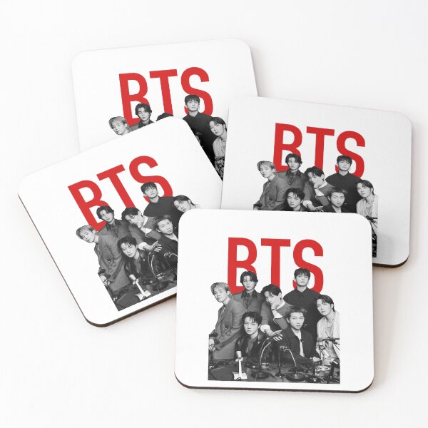 Item preview, BTS Press Conference Red Logo designed and sold by moamaxshop.