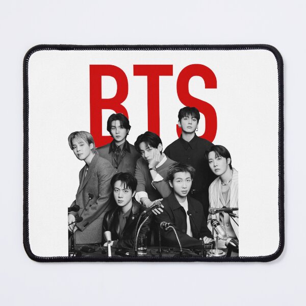 BTS Press Conference Red Logo