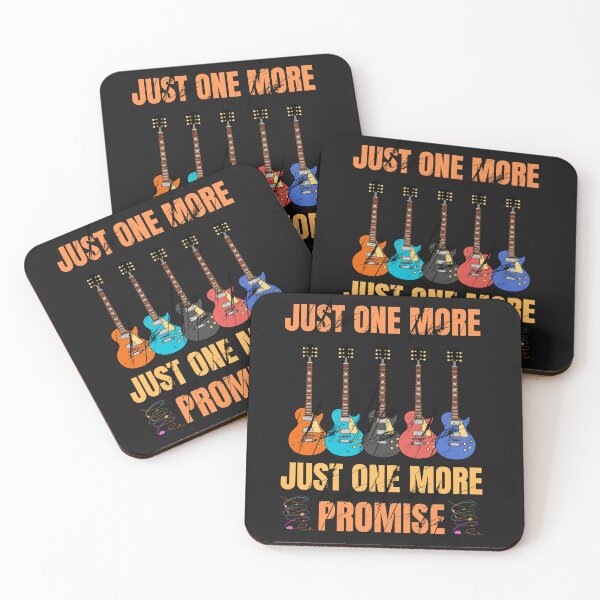 Item preview, Just One More Promise – Funny Guitar Player Quote Vintage Design designed and sold by Joyful-Pixel.