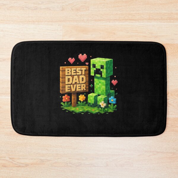 Item preview, Best Dad Ever Dadcraft Gaming Birthday Pixel Party designed and sold by b3ida-zl.