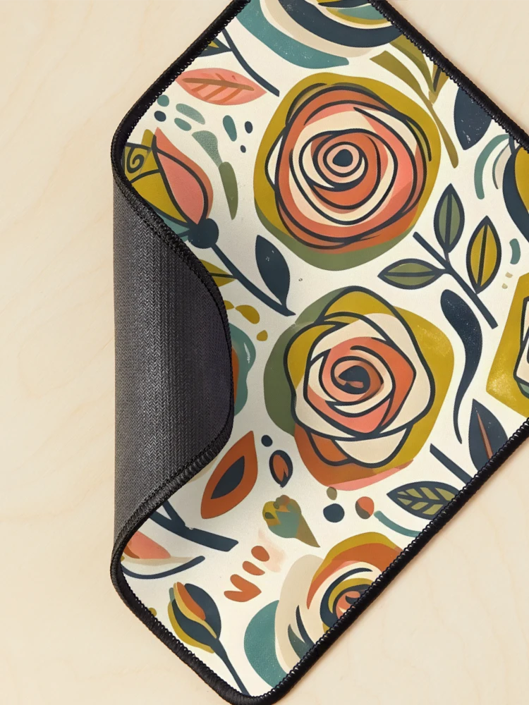 Thumbnail 2 of 5, Mouse Pad, Abstract Roses designed and sold by GraphicsClub.