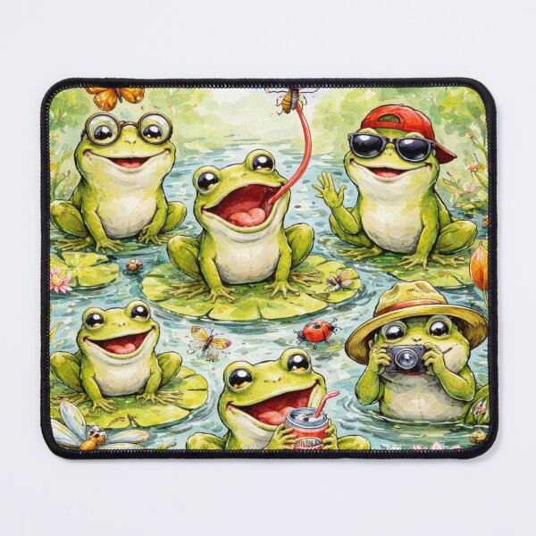 Item preview, Silly frogs designed and sold by RiaBubble.