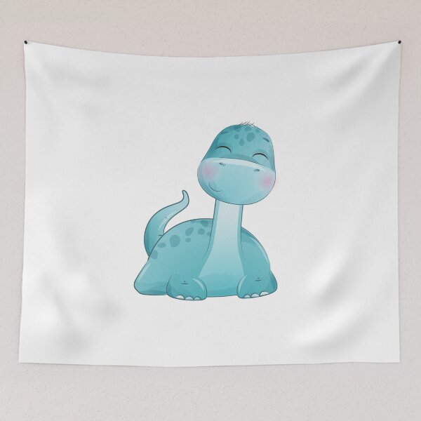 Item preview, Cute Blue Dinosaur  designed and sold by rodoullac.