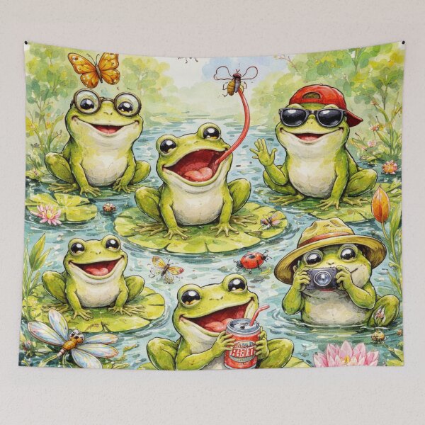 Item preview, Silly frogs designed and sold by RiaBubble.