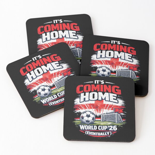 Item preview, It’s Coming Home (Eventually) – World Cup ’26 England Football Design designed and sold by WhisperFrame.