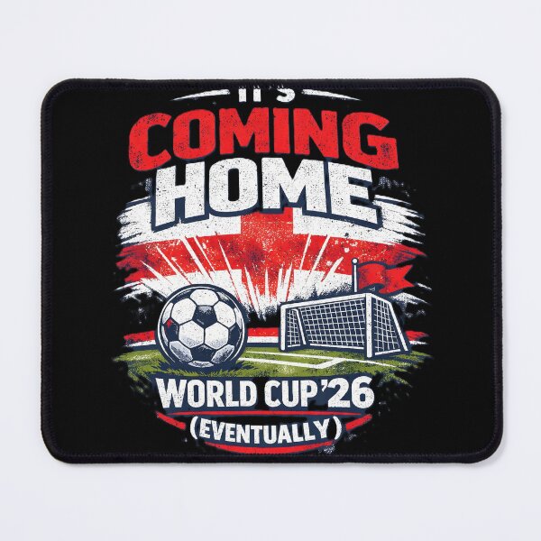 Item preview, It’s Coming Home (Eventually) – World Cup ’26 England Football Design designed and sold by WhisperFrame.