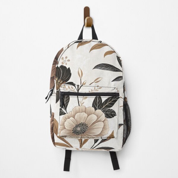 Item preview, Elegant Brown & Black Floral Pattern designed and sold by Print culturee.