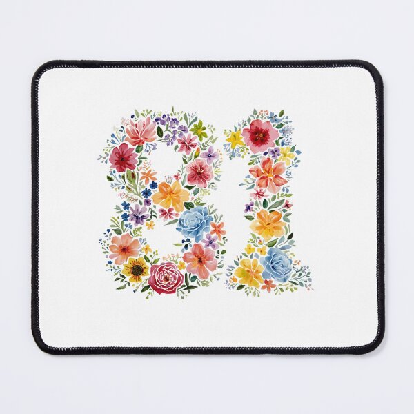 Item preview, 81st birthday flowers watercolor. designed and sold by uunaa.