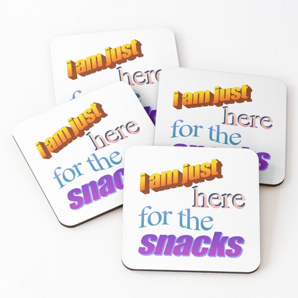 Item preview, i am just here for the snacks Wordart designed and sold by WorddArtt.