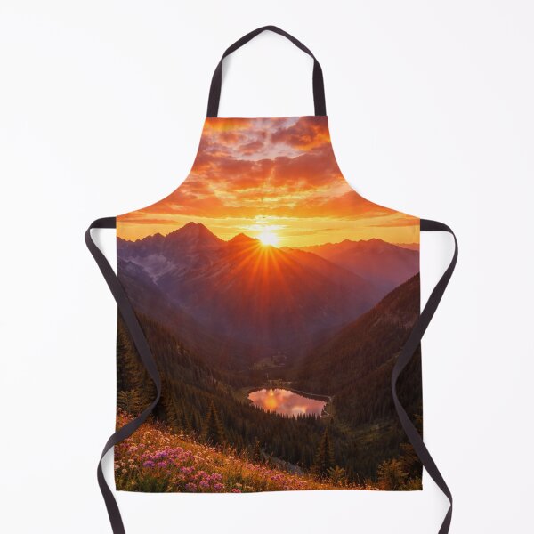 Item preview, Mountain sunset designed and sold by RiaBubble.