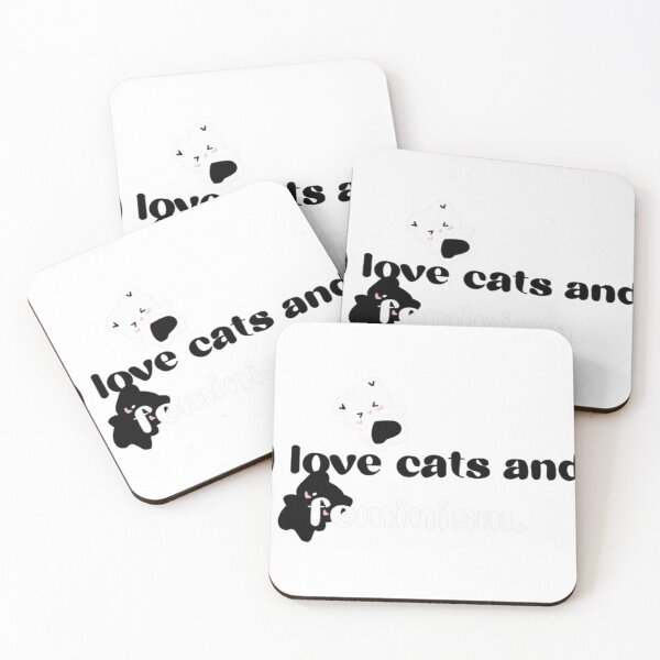 Item preview, I love cats and feminism designed and sold by FeltonWoodard.
