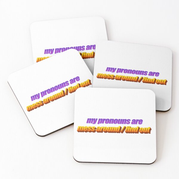 Item preview, my pronouns are mess around find out Wordart designed and sold by WorddArtt.