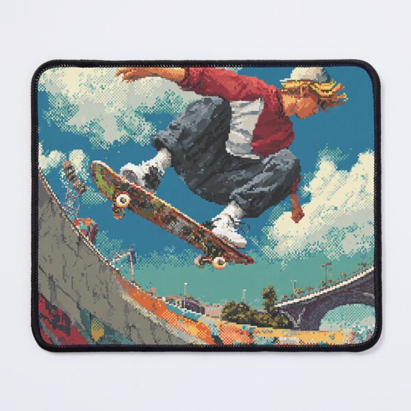 Item preview, Pixel Skate Legends – Retro Skateboarding Artwork designed and sold by Pixel8Prints.