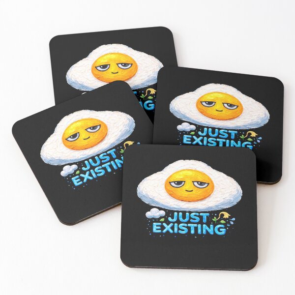 Item preview, Funny Sad Egg Just Existing Mood Aesthetic designed and sold by Liv Solara.