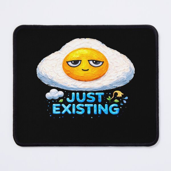 Item preview, Funny Sad Egg Just Existing Mood Aesthetic designed and sold by Liv Solara.
