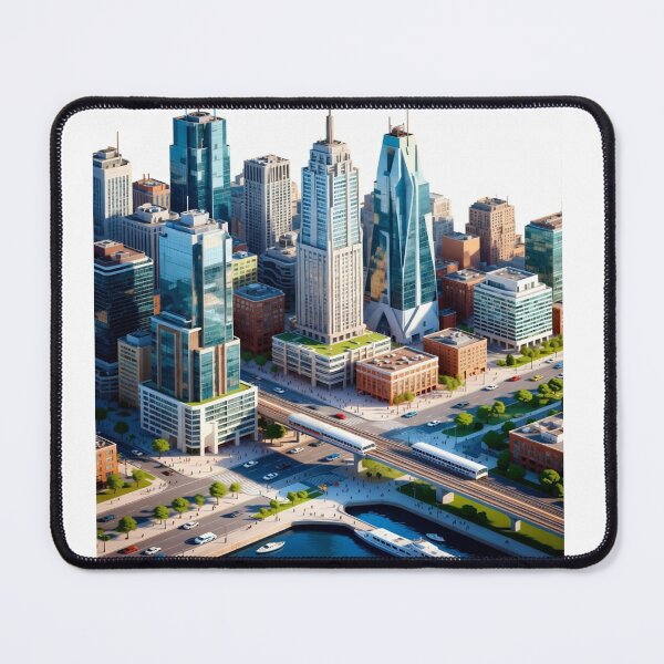Item preview, Modern City Skyline T-Shirt | Urban Architecture Graphic Tee | Contemporary Skyscraper Design | Smart City Aesthetic Art designed and sold by Sushikidsntod.