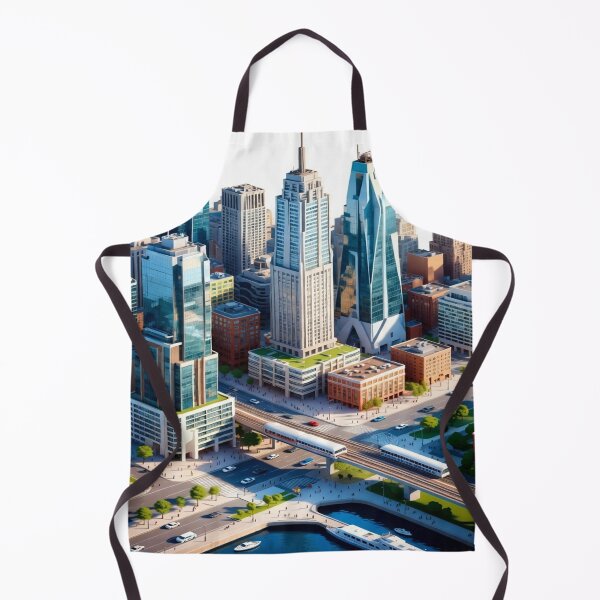 Item preview, Modern City Skyline T-Shirt | Urban Architecture Graphic Tee | Contemporary Skyscraper Design | Smart City Aesthetic Art designed and sold by Sushikidsntoddlers.