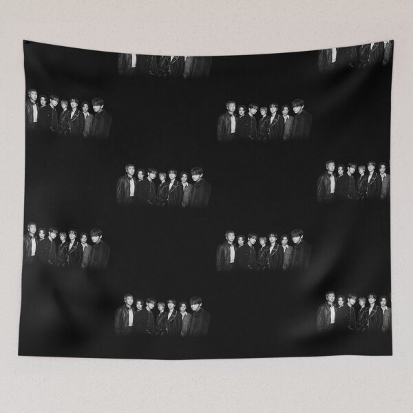 Item preview, BTS Black & White Group Portrait designed and sold by moamaxshop.