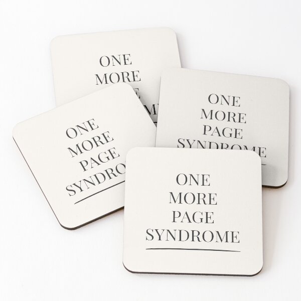 Item preview, One More Page Syndrome - Booktok x Romance Reader Aesthetic designed and sold by Inkbound Co.