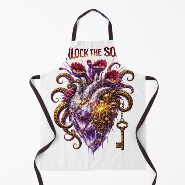 Item preview, Unlock The Soul - Biomechanical Crystal Heart Art designed and sold by Antonrec86.