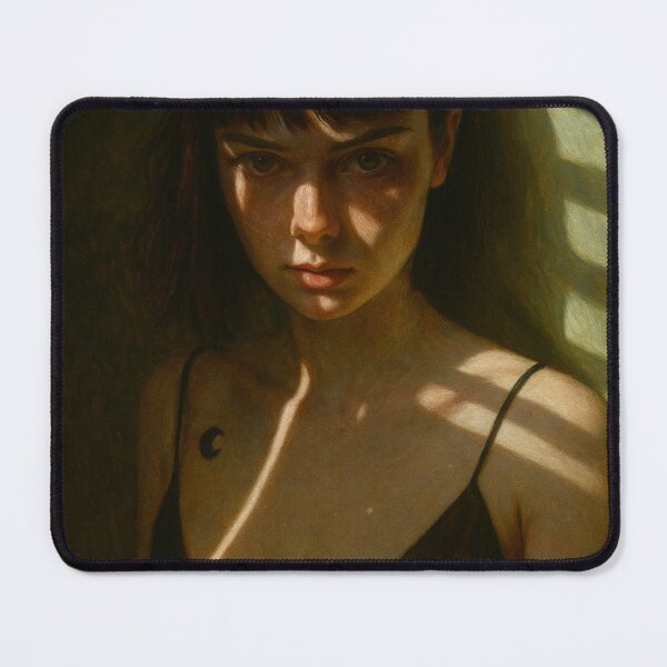 Item preview, Shadow Light – Dark Feminine Portrait designed and sold by TheLoopStories.