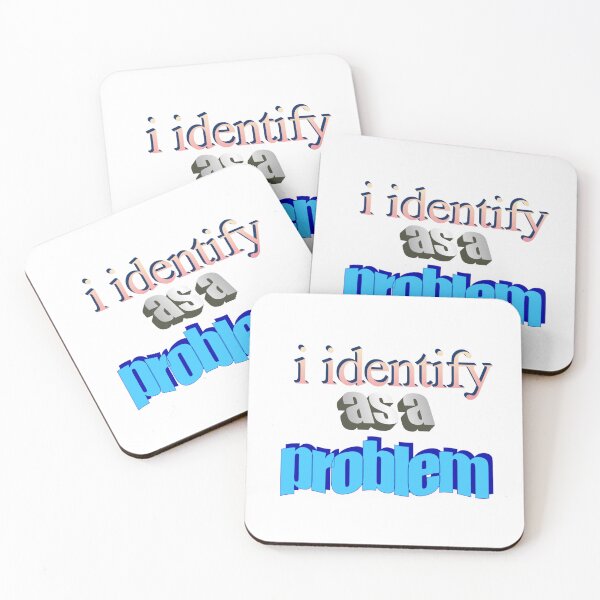 Item preview, i identify as a problem Wordart designed and sold by WorddArtt.