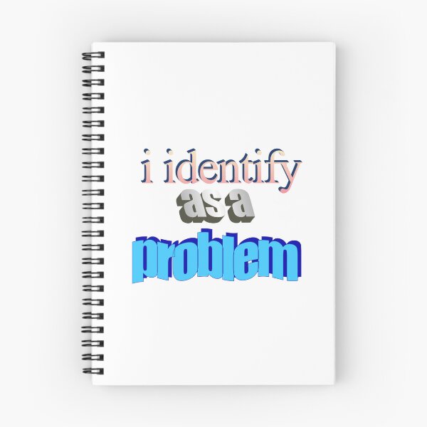 Item preview, i identify as a problem Wordart designed and sold by WorddArtt.